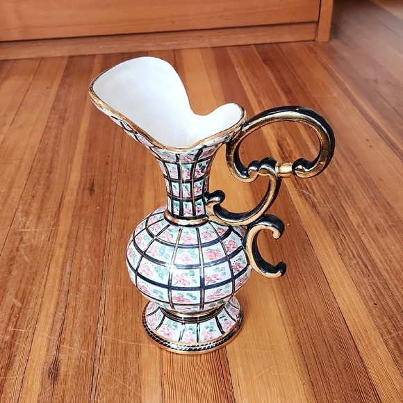 Bequet Other - Hubert Bequet Vase with Gold Accents